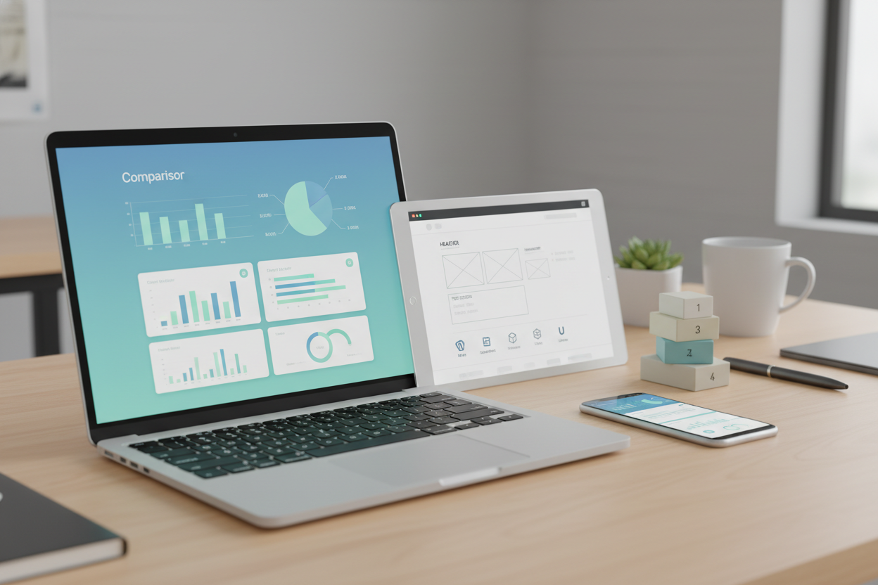 Vergelijk de prijzen website laten maken: top 5 aanbieders
